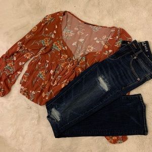 AE size 4 Skinny Kick Boots